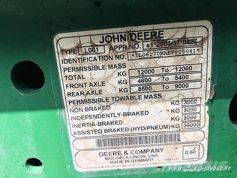 John Deere 6170R Traktorji