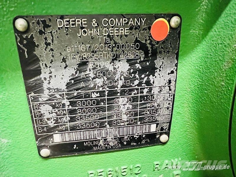 John Deere 8295R Tractoren