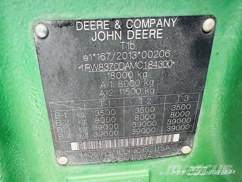 John Deere 8R 370 Traktoren