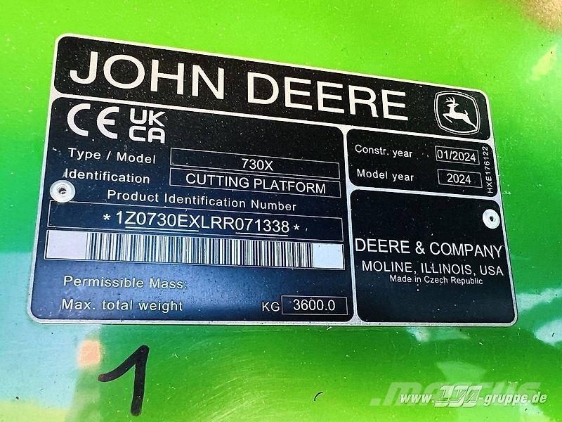 John Deere T670 Skurtreskere