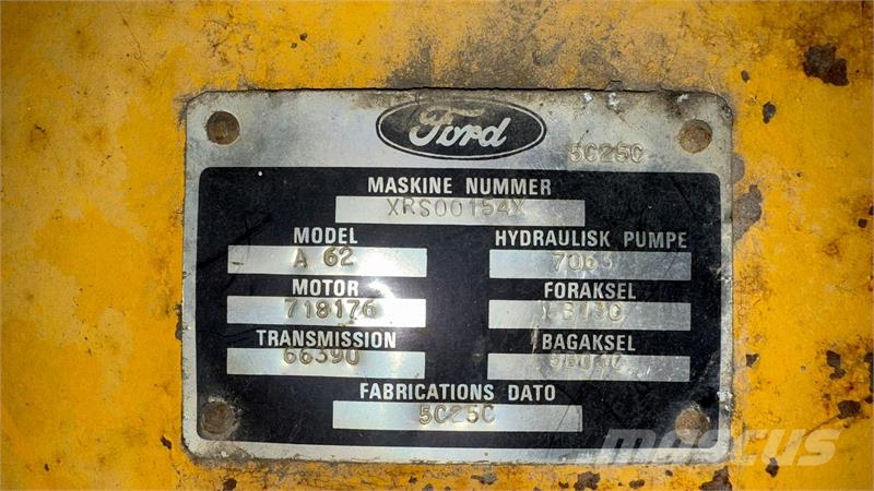 Ford A62 Wheel loaders