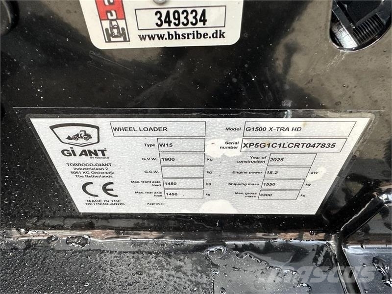 GiANT G1500 HD X-Tra Palas cargadoras