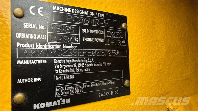 Komatsu PC26MR-5 Εκσκαφάκι (διαβολάκι) < 7t