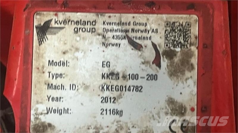 Kverneland EG 100-200 + IP-pakker Wentelploegen