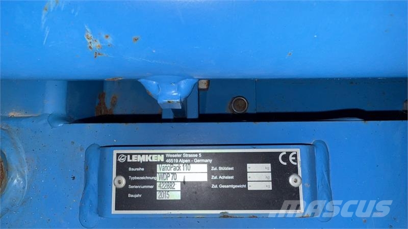 Lemken Juwel 8 VT 5 L100 + VarioPack 110 Vendeplove