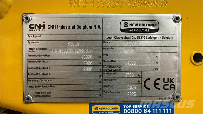 New Holland BB1290 HD CropCutter Kanttipaalaimet