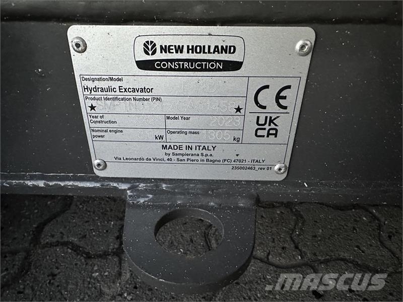 New Holland E12D Minigraafmachines < 7t