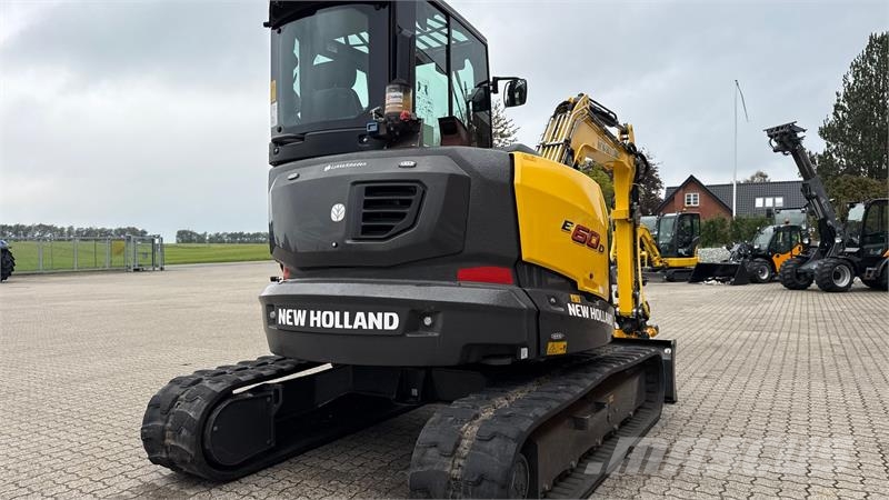 New Holland E60D + Engcon EC206 Bagri goseničarji