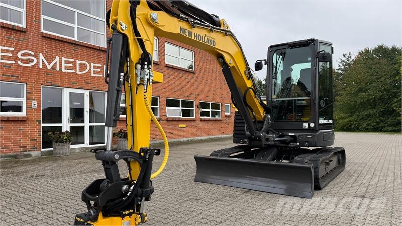New Holland E60D + Engcon EC206 Gravemaskiner på larvebånd