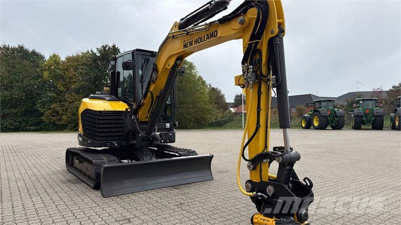 New Holland E60D + Engcon EC206 Bagri goseničarji