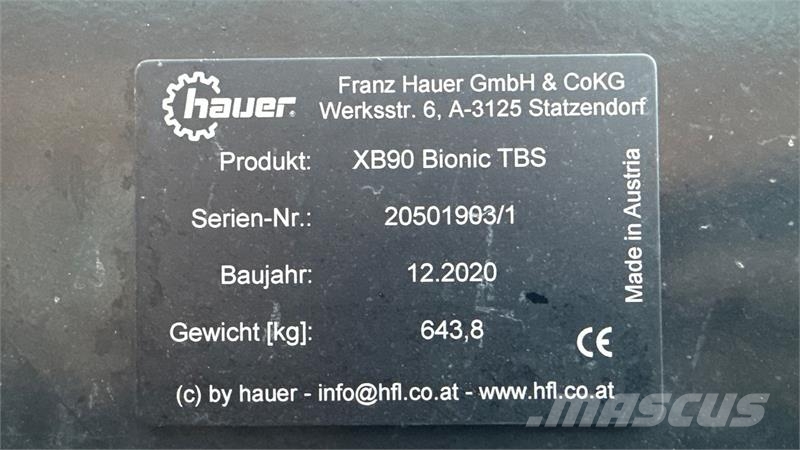 New Holland L95 + Hauer XB90 Bionic TBS Traktorer