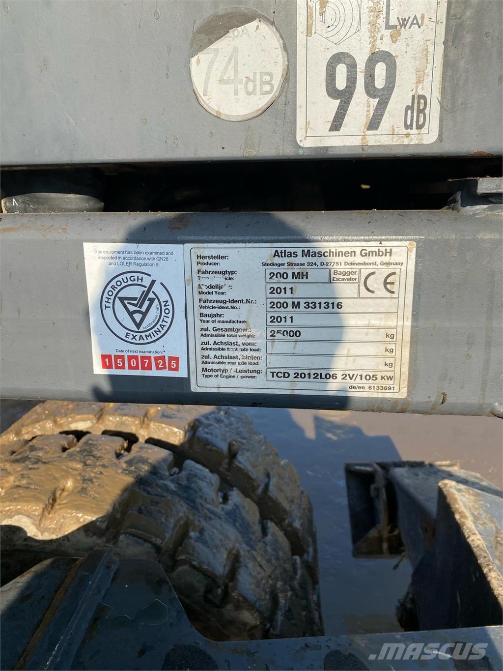 Atlas 200 MH Stroje pro manipulaci s odpadem