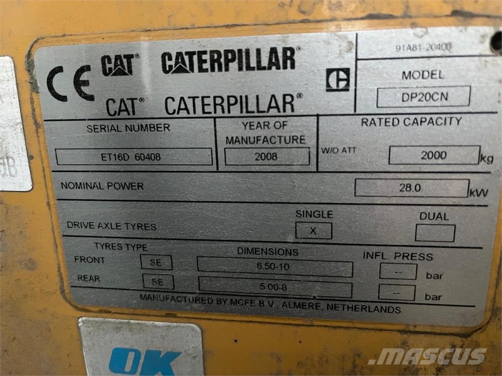 CAT DP20CN Viljuškari - ostalo