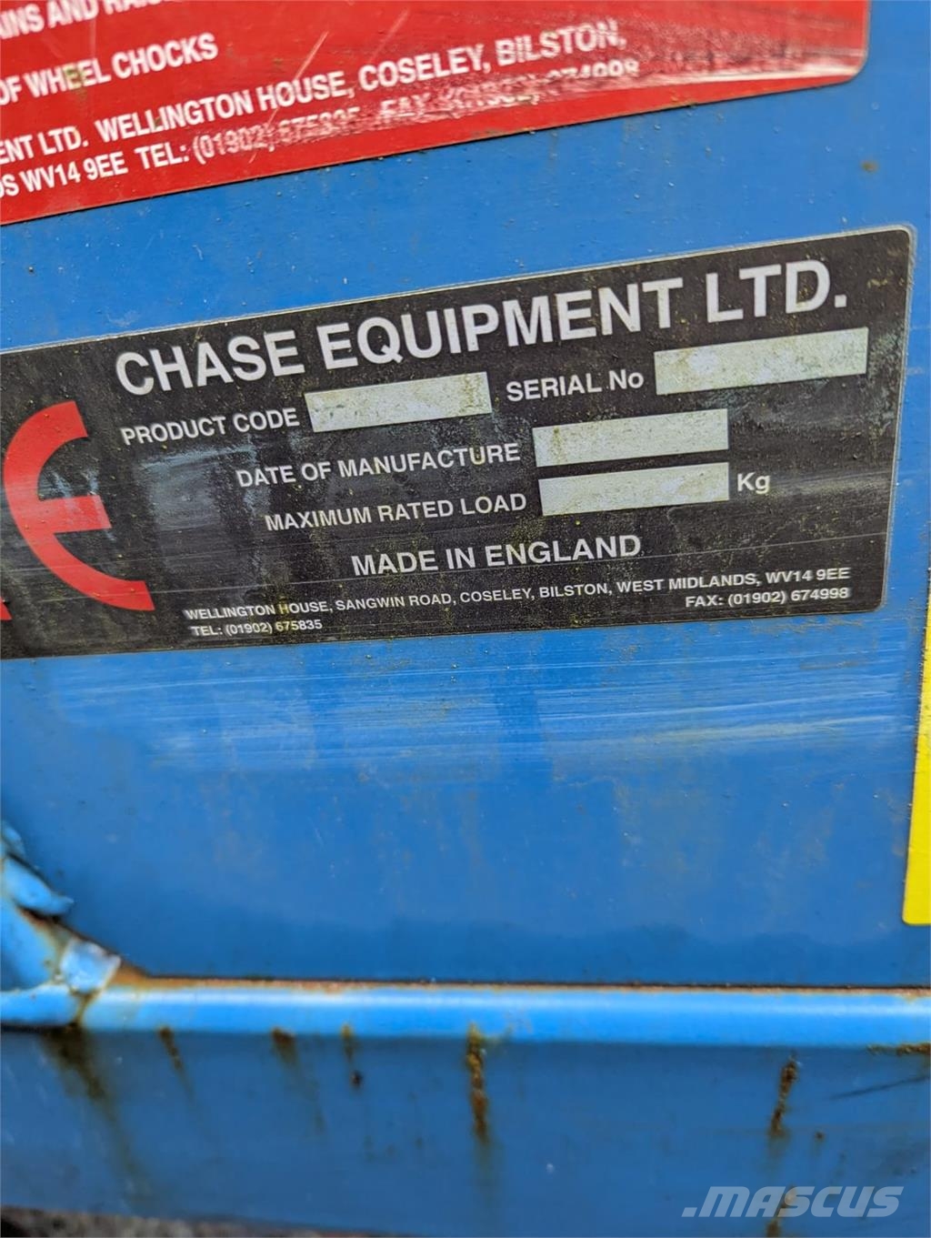 Chase Loading Ramp Muut koneet