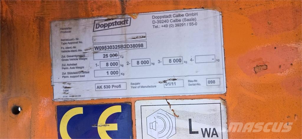 Doppstadt AK 530 Profi آلات تمزيق المخلفات