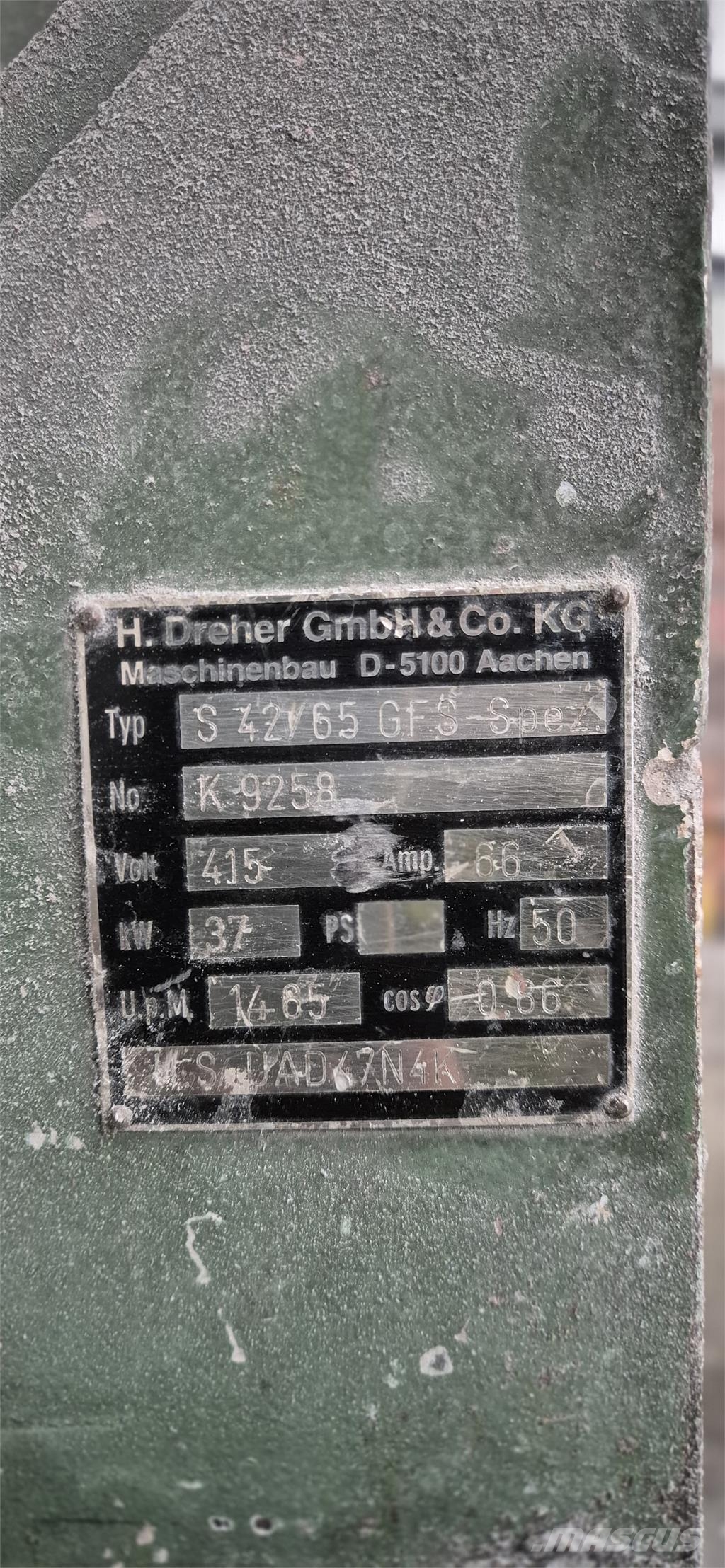 H.Dreher Granulator Aggregate plants