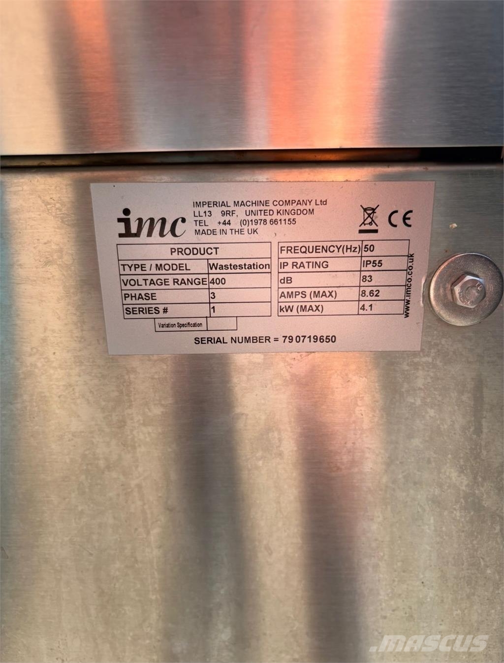 IMC WasteStation 石料回收设备