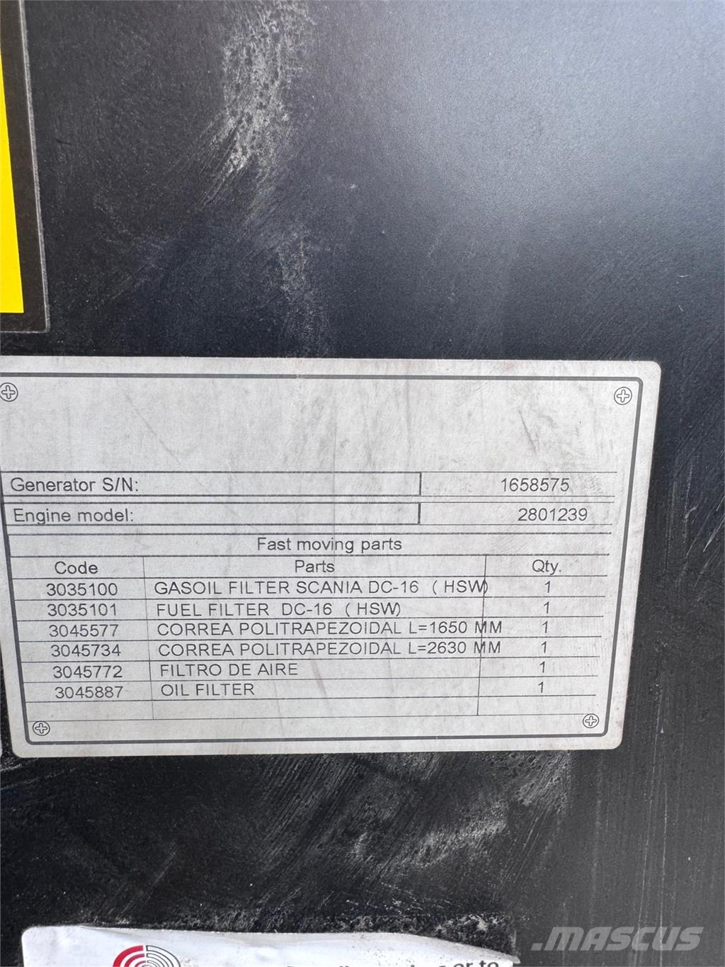 JCB G500GX Generator مولدات أخرى