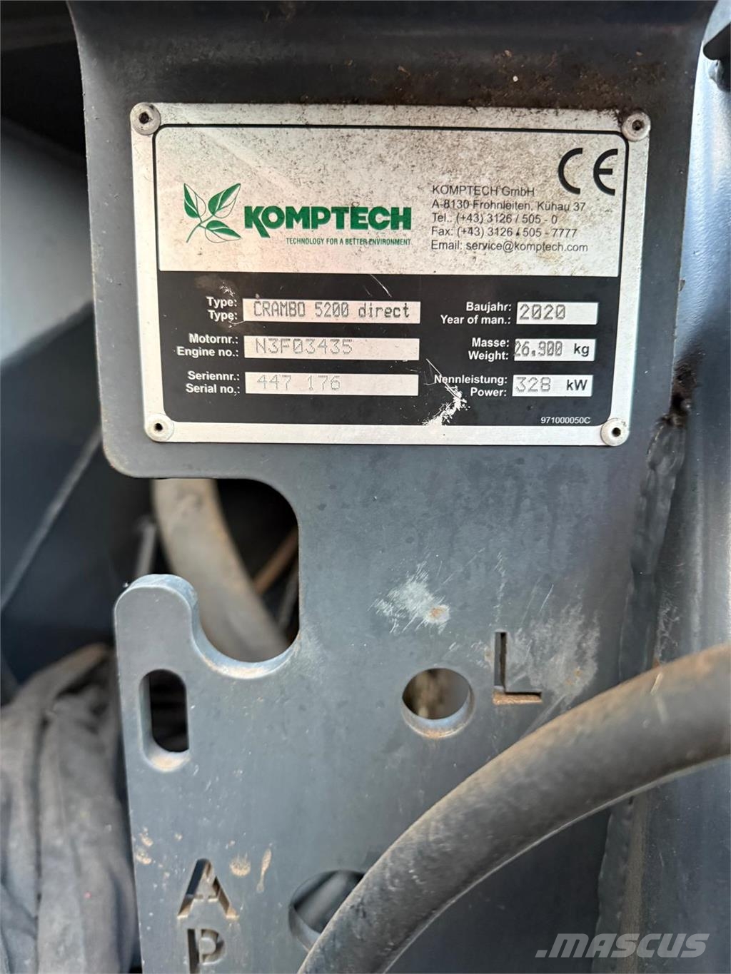 Komptech Crambo 5200 Direct Motory a jiné součásti