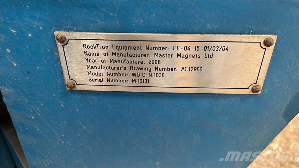 Master Magnets Con Current Wet Drum Magnetic Separator معدة فرز -> معدة فرز المخلفات