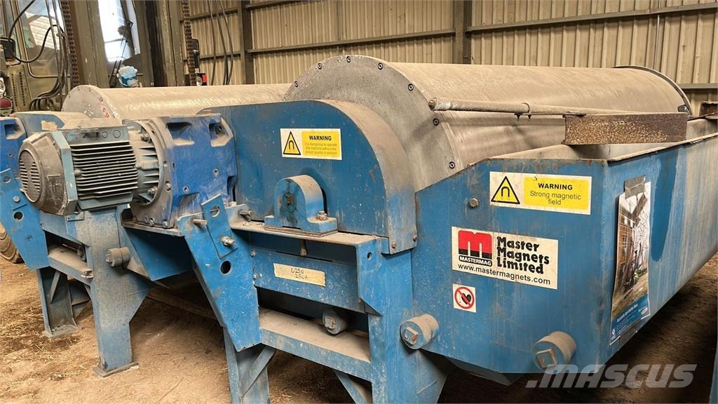 Master Magnets Con Current Wet Drum Magnetic Separator معدة فرز -> معدة فرز المخلفات