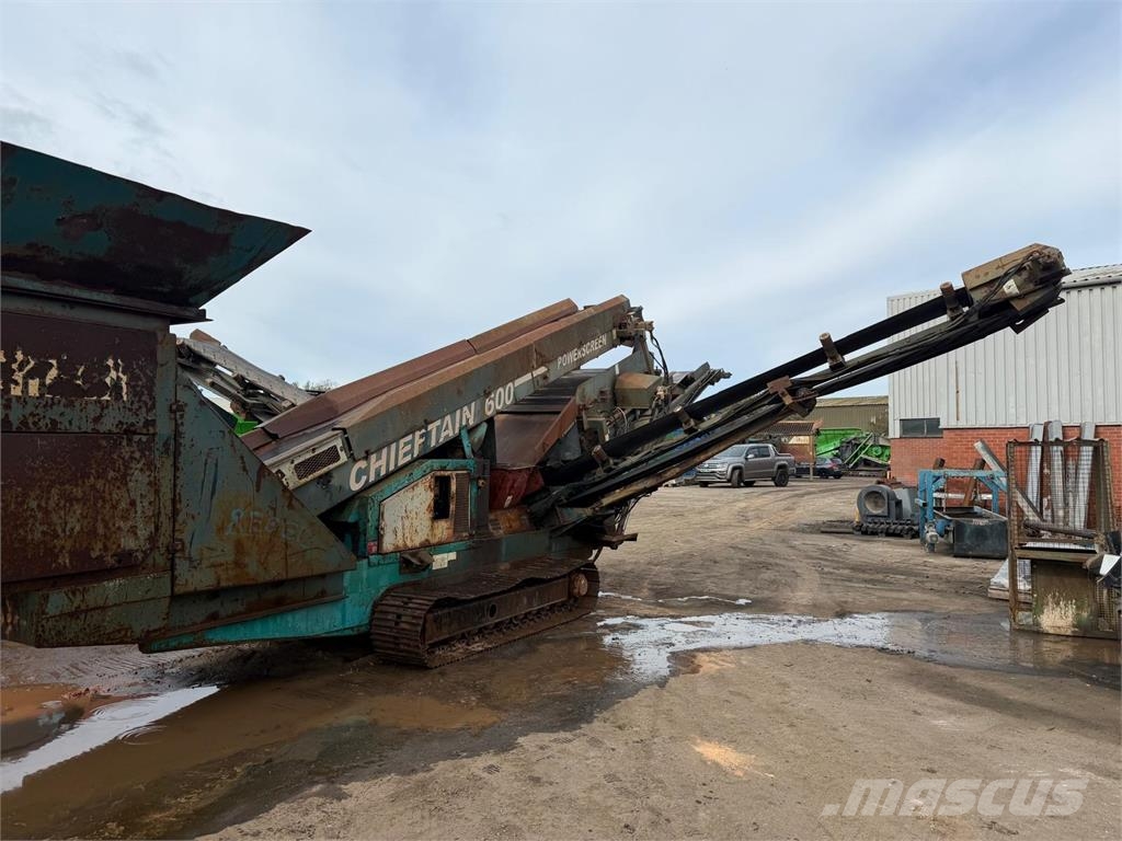 Powerscreen 600 3 way split Screener Scalping grids