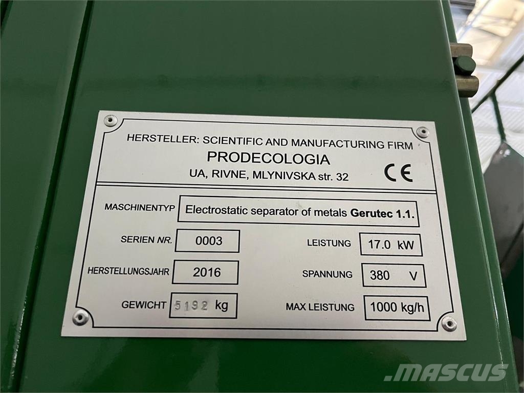 PREDECOLOGIA Cable & Electro Scrap Separators Oprema za sortiranje otpada