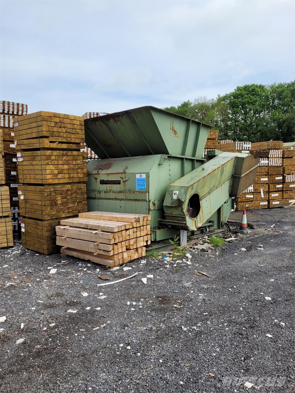 Rudnick & Enners GmbH Wood/plastic shredder Avfallsknusere