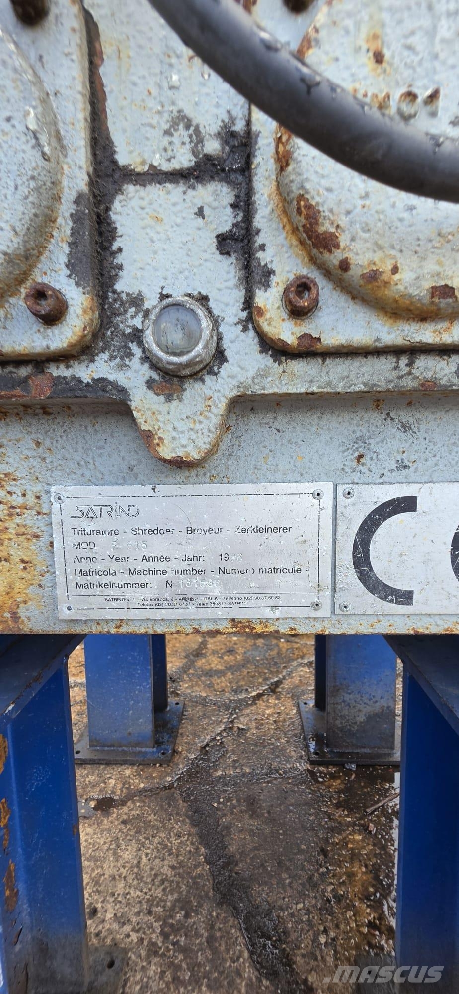 Satrind F 615 Robust Twin-Shaft Shredder قطع غيار المخلفات / إعادة التدوير والمحاجر