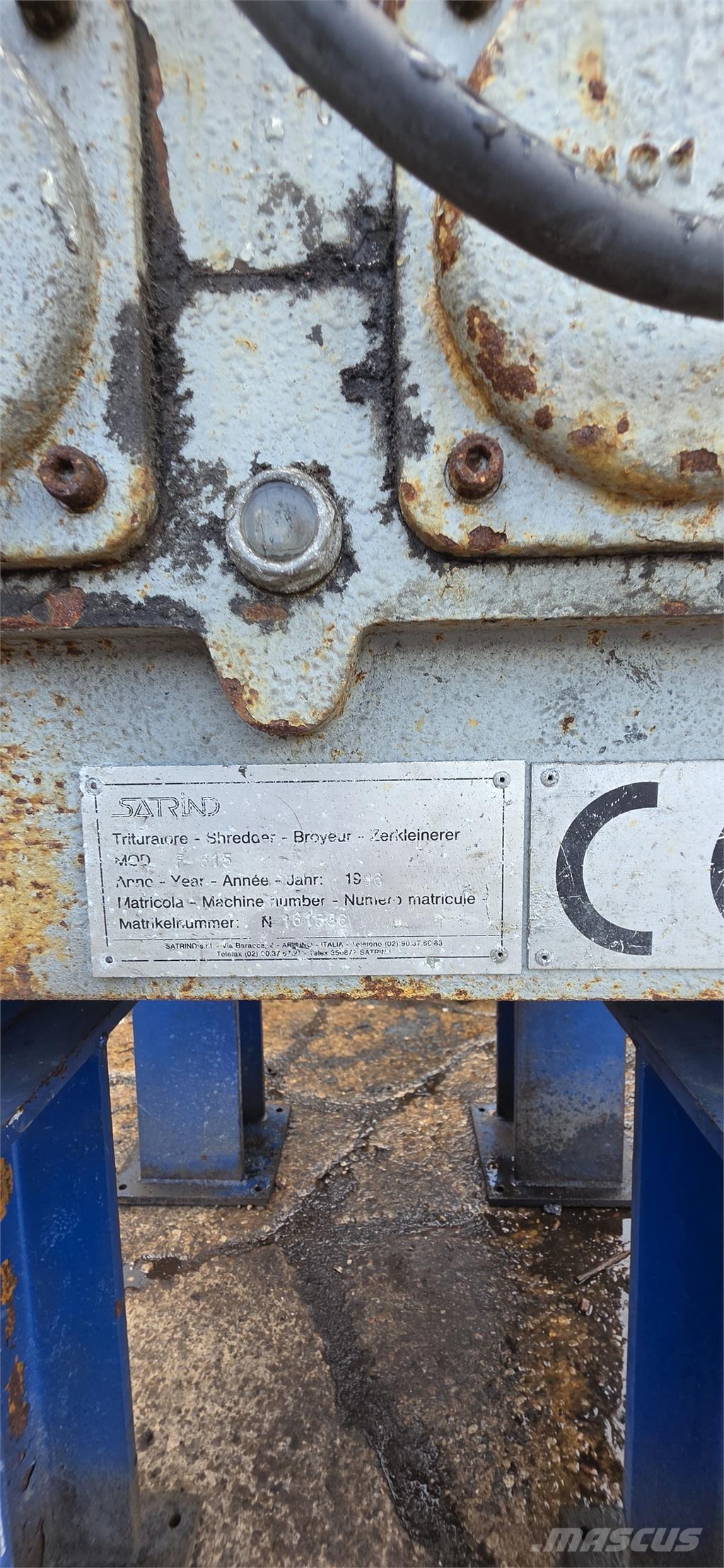Satrind F 615 Robust Twin-Shaft Shredder قطع غيار المخلفات / إعادة التدوير والمحاجر