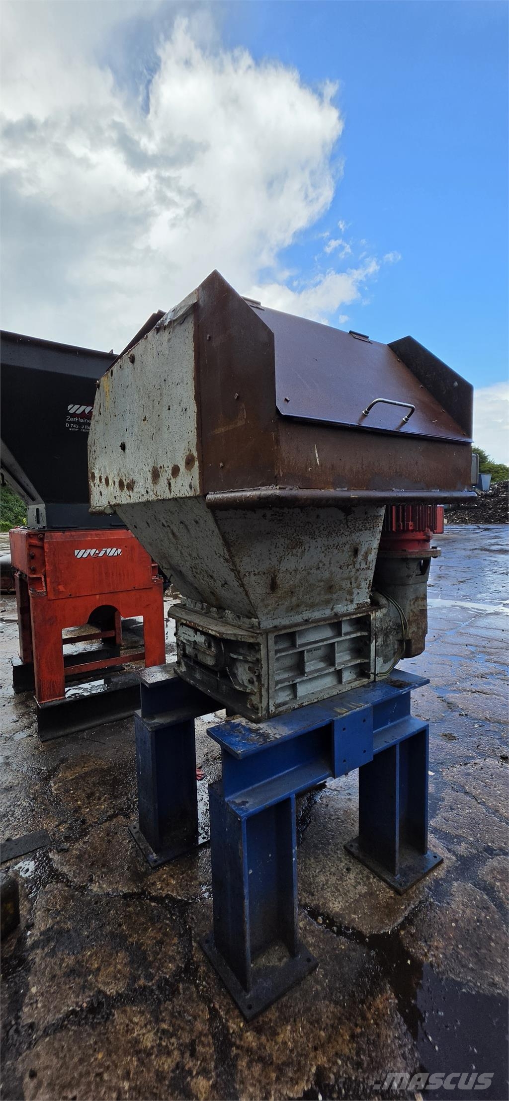 Satrind F 615 Robust Twin-Shaft Shredder قطع غيار المخلفات / إعادة التدوير والمحاجر