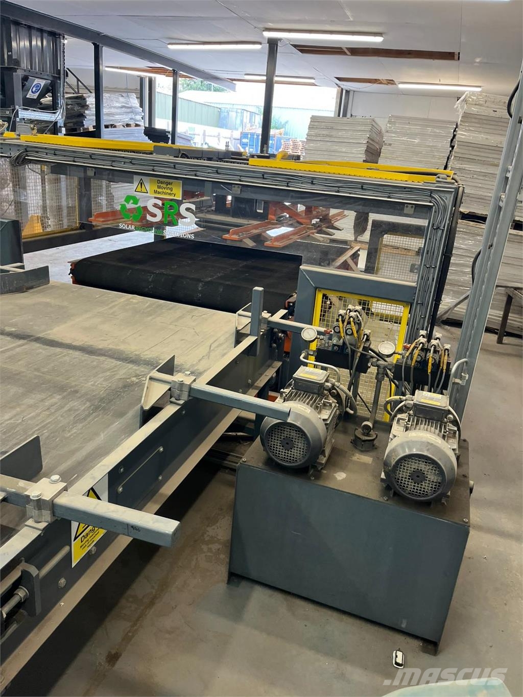 Solar Panel Recycling/Deframing Machine 石料回收设备