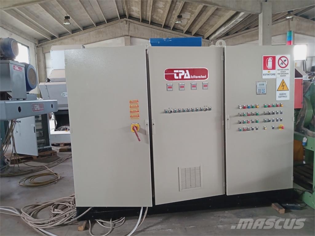 TPA Trituratori Plastics Shredder, Granulator & Convey Aggregate plants