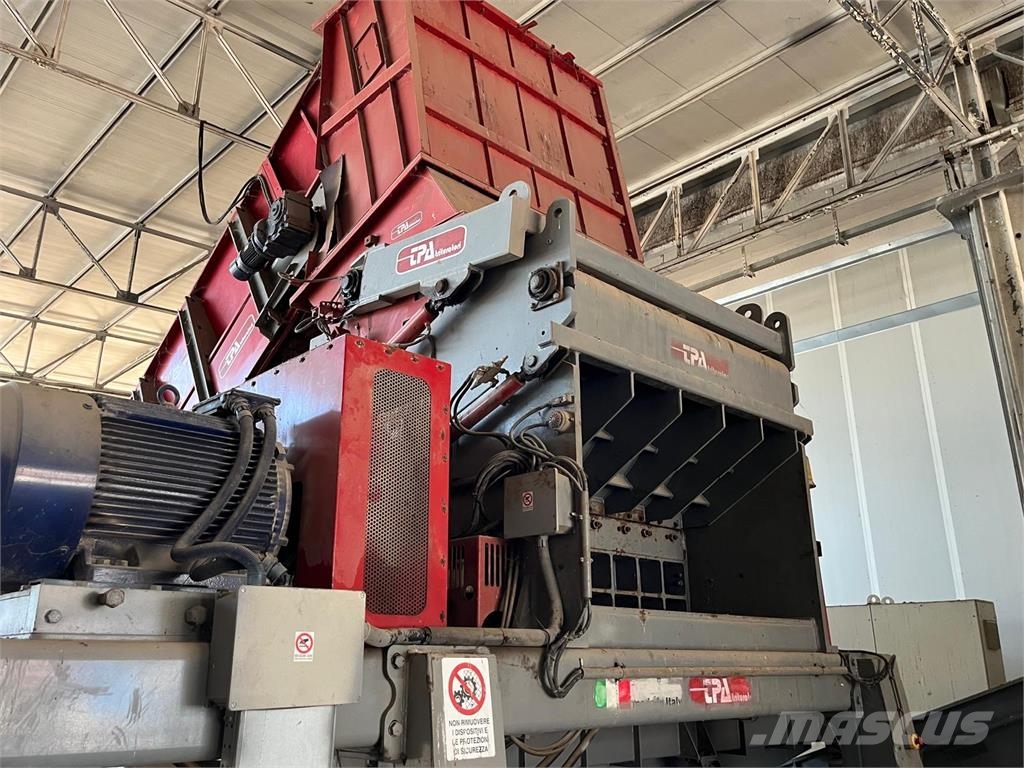 TPA Trituratori Plastics Shredder, Granulator & Convey Aggregate plants