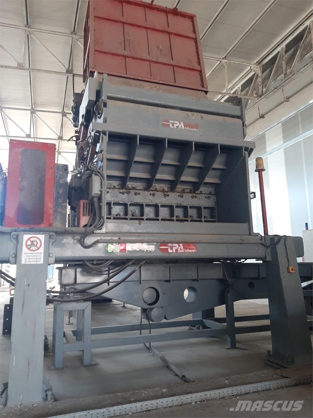 TPA Trituratori Plastics Shredder, Granulator & Convey Aggregate plants