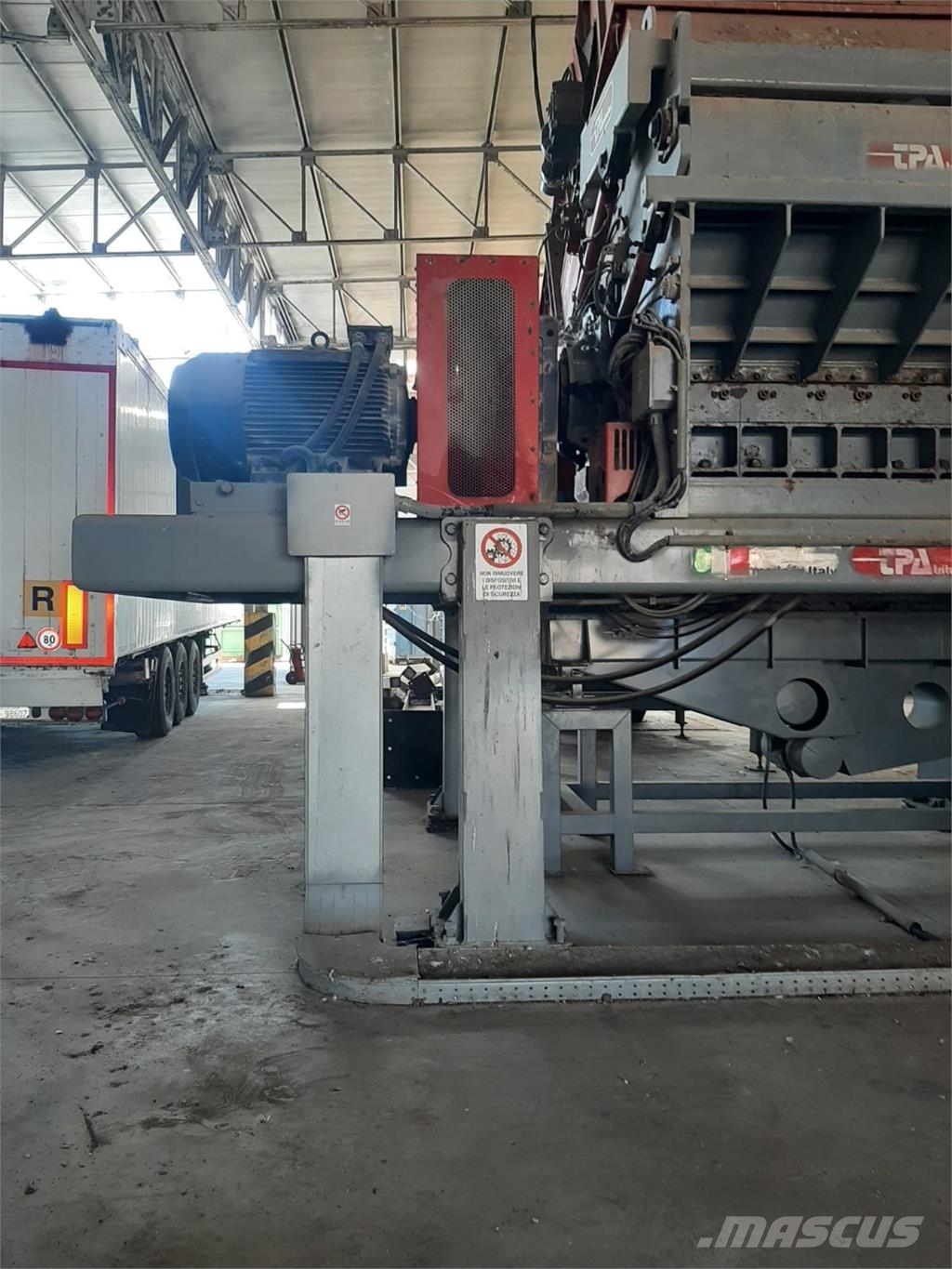 TPA Trituratori Plastics Shredder, Granulator & Convey Aggregate plants