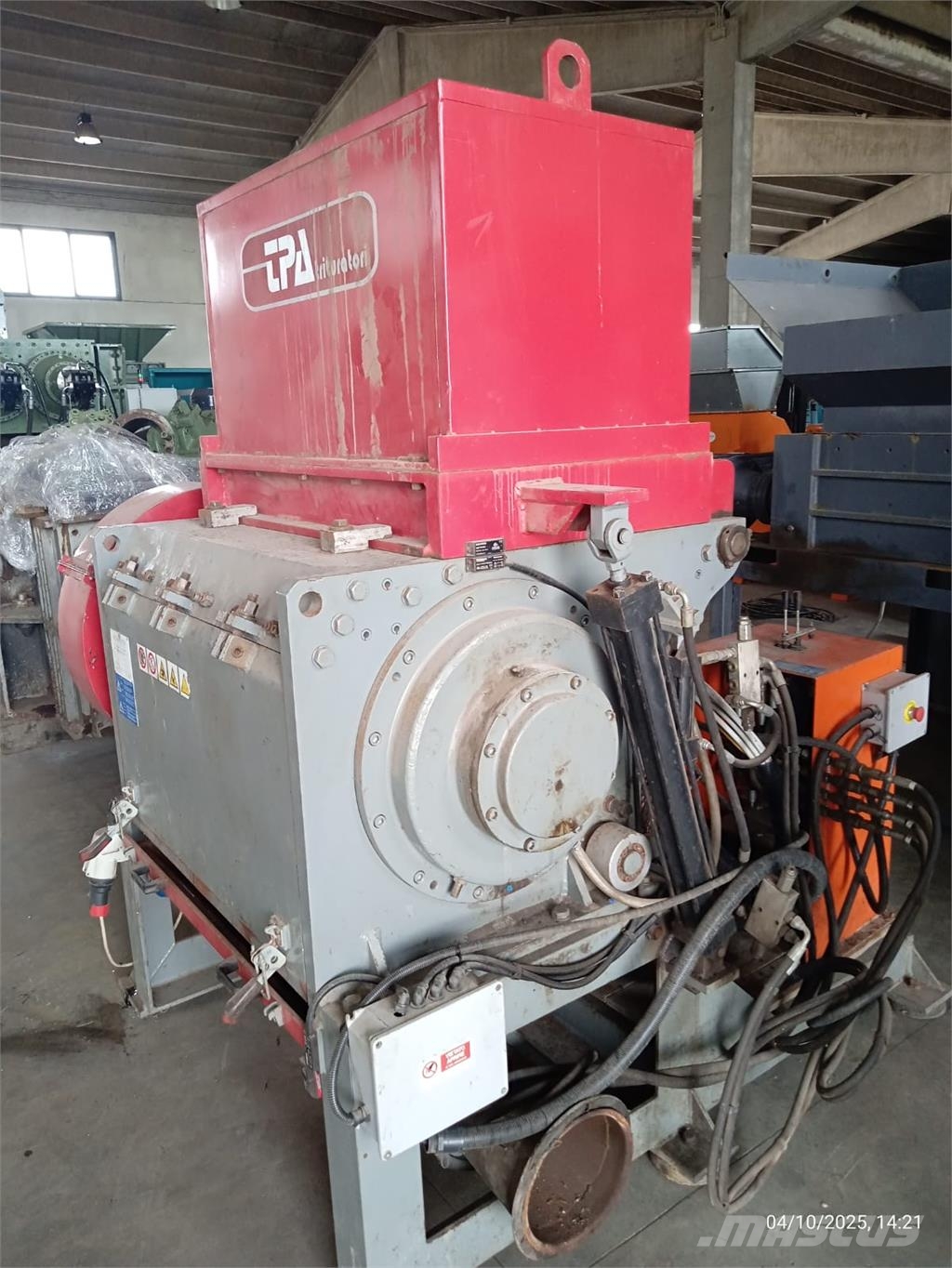 TPA Trituratori Plastics Shredder, Granulator & Convey Aggregate plants