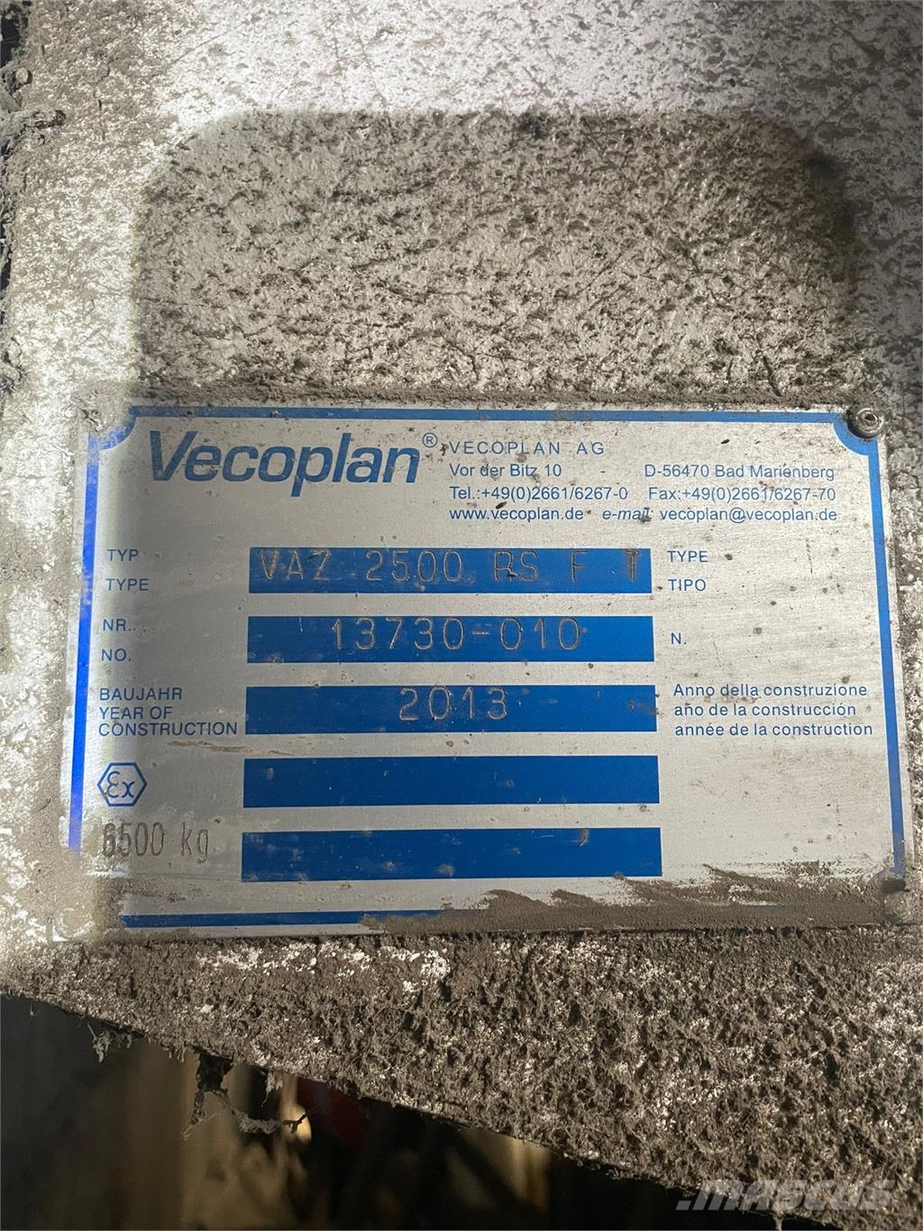 Vecoplan VAZ 2500 RS F T Mašine za uništavanje otpada
