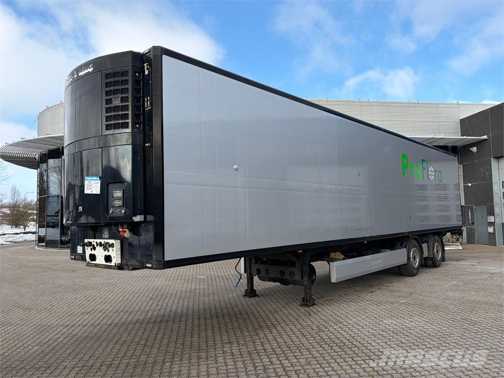 Krone 2 Akslet citytrailer Opleggers met meesturende achterwielen