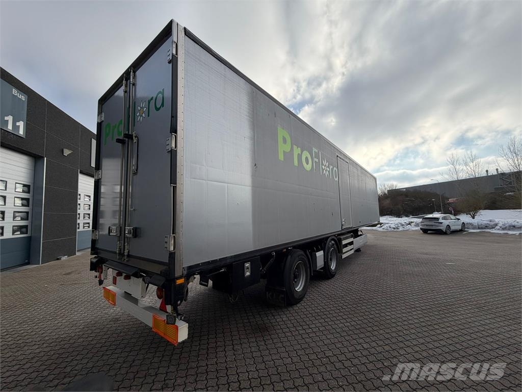 Krone 2 Akslet citytrailer Opleggers met meesturende achterwielen