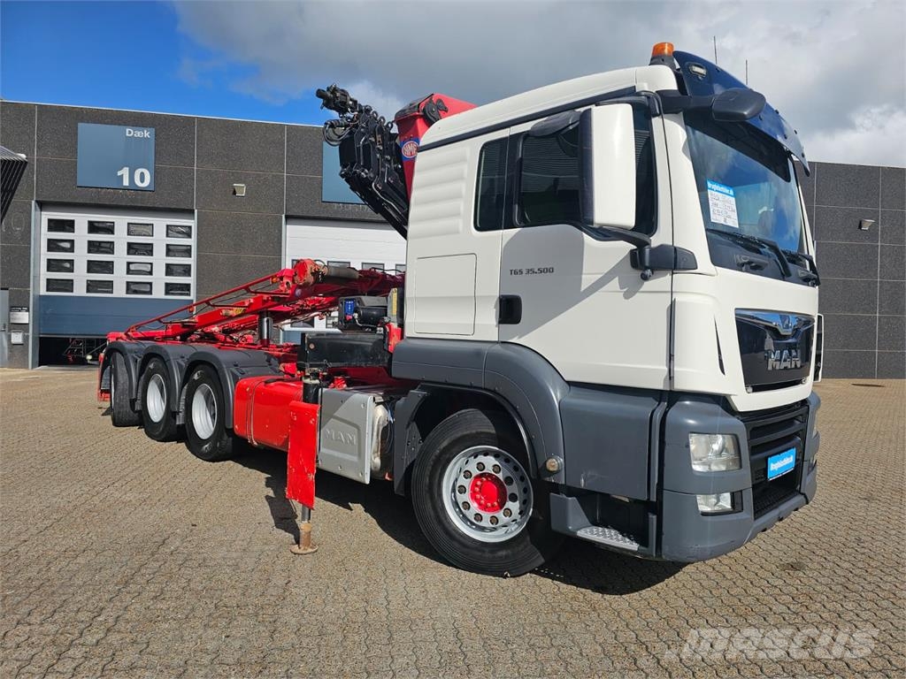 MAN TGS 35.500 8X4-4 Savivarčiai su kabeliniu keltuvu