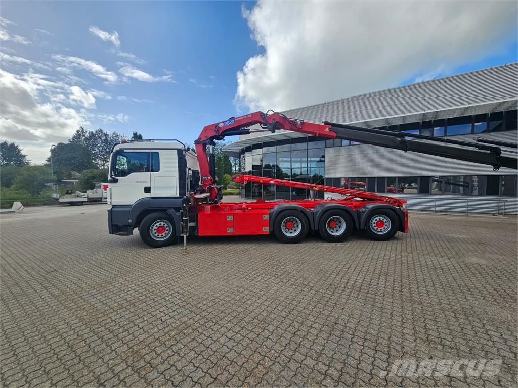 MAN TGS 35.500 8X4-4 Savivarčiai su kabeliniu keltuvu