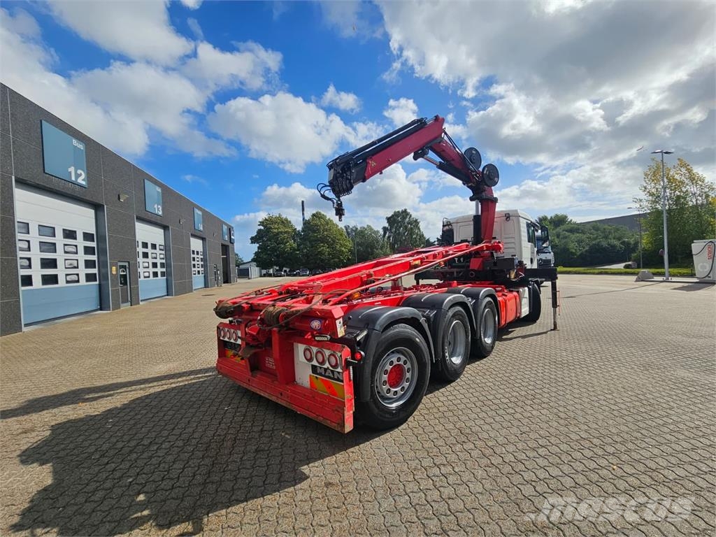 MAN TGS 35.500 8X4-4 Savivarčiai su kabeliniu keltuvu