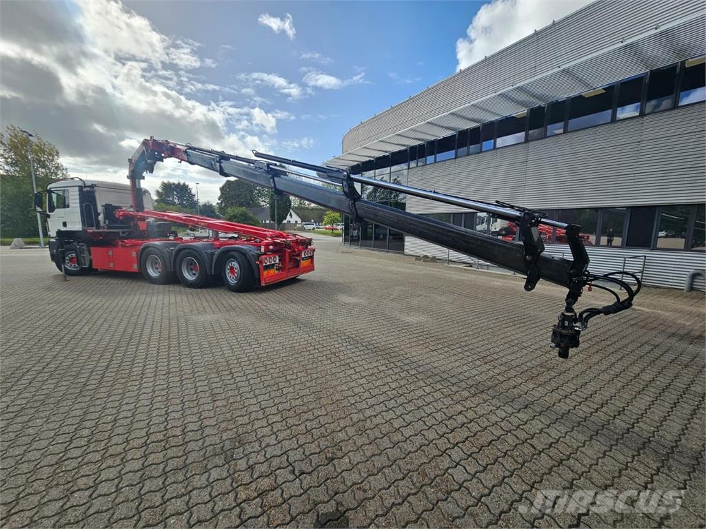 MAN TGS 35.500 8X4-4 Savivarčiai su kabeliniu keltuvu