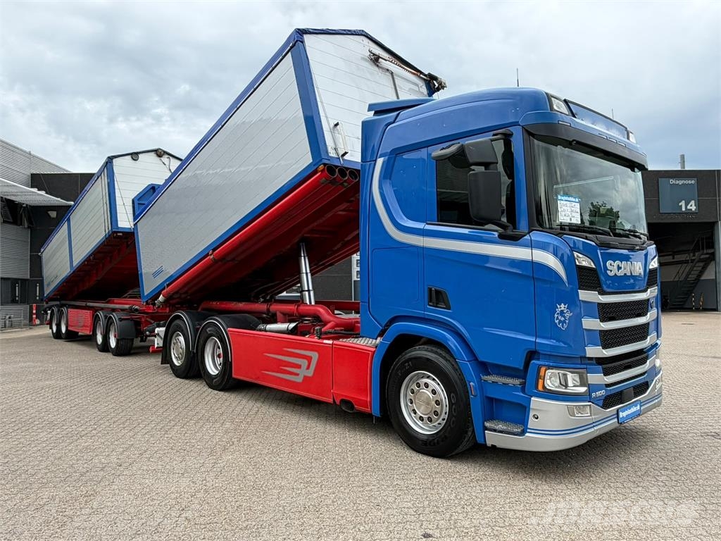 Scania R500 6X2-2 Savivarčių priekabų vilkikai