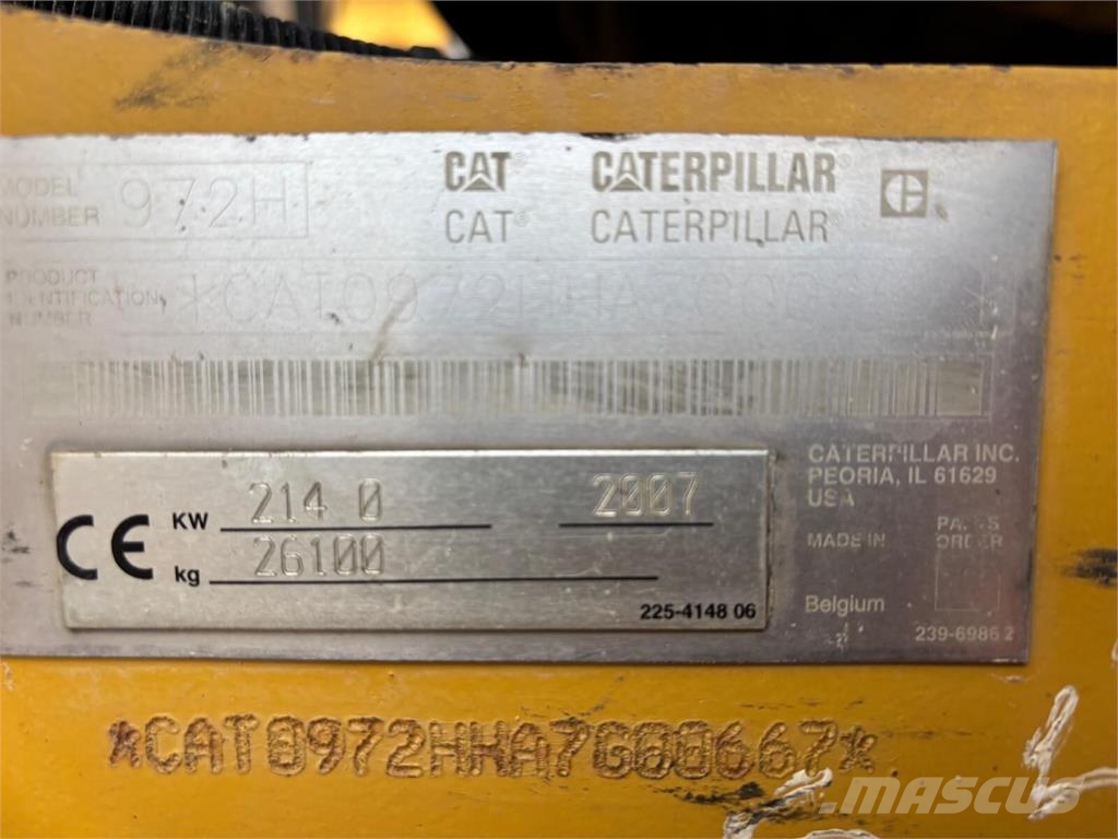 CAT 972HGR Incarcator pe pneuri