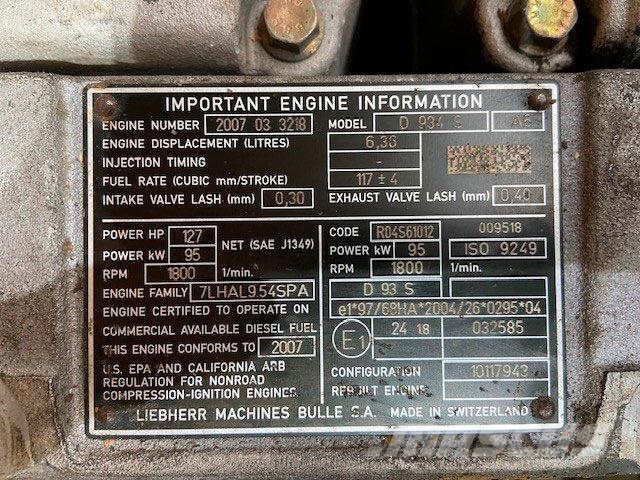 Liebherr D934 엔진
