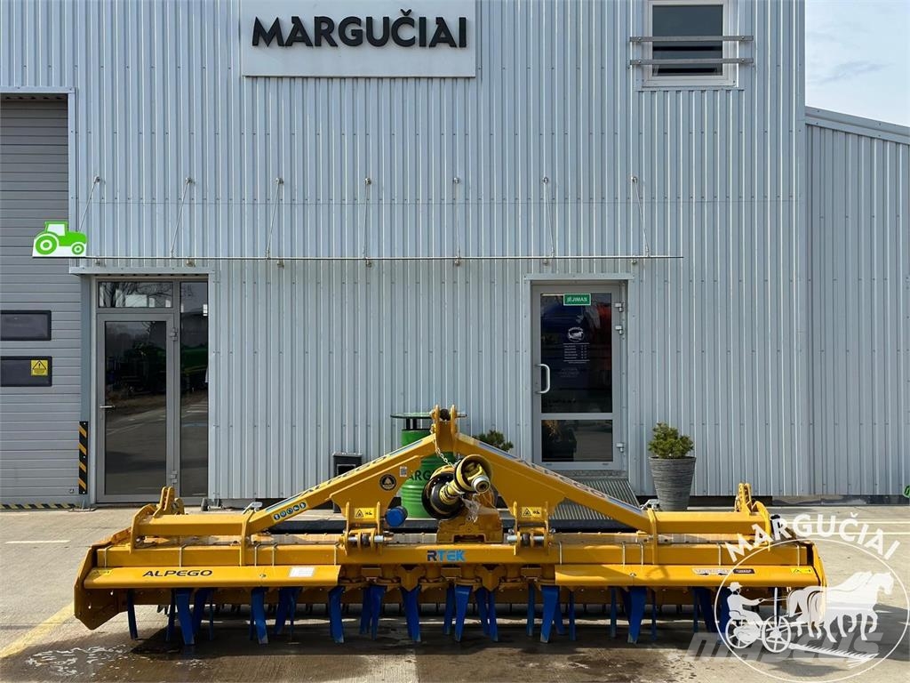 Alpego RTEK, 4 m. Varomosios akėčios ir žemės frezos