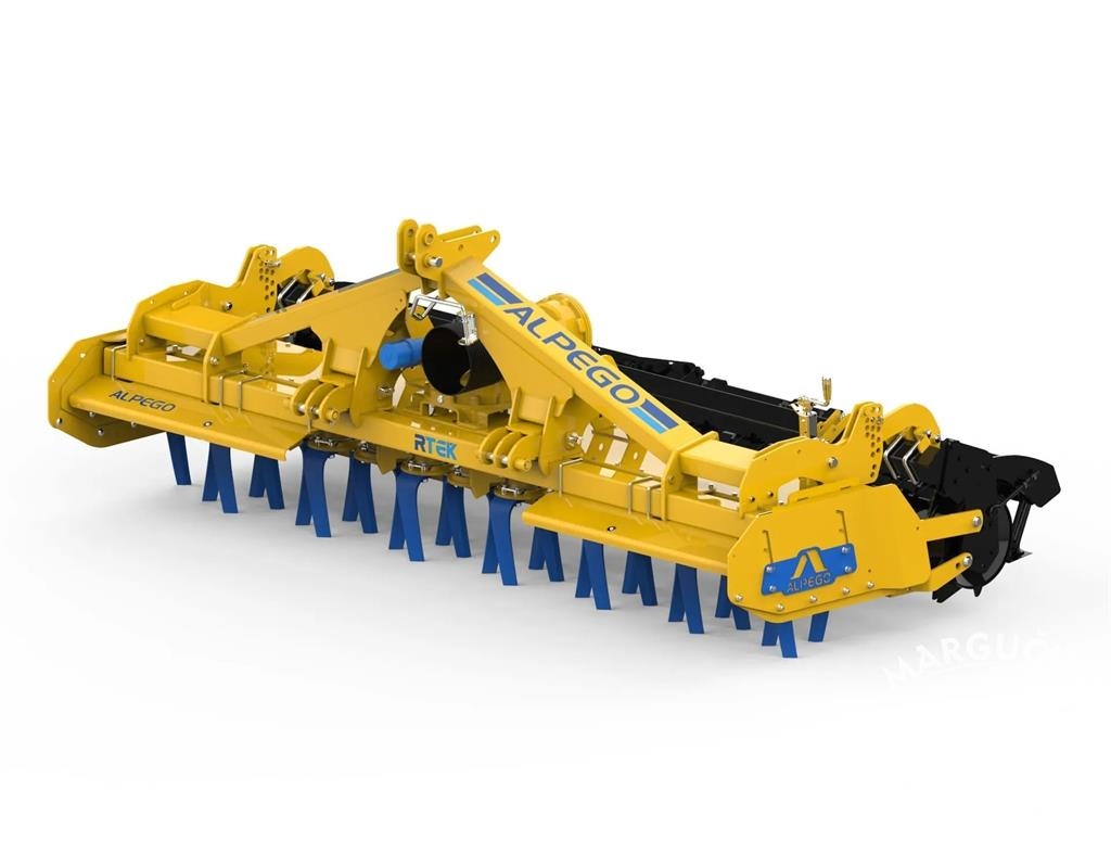 Alpego RTEK, 4 m. Varomosios akėčios ir žemės frezos