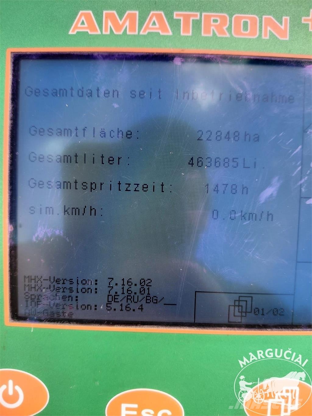 Amazone UX 3200 Special, 3200 ltr, 24 m الرشاشات